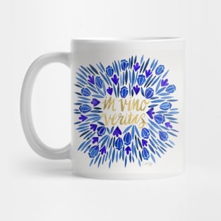 vino veritas navy Mug